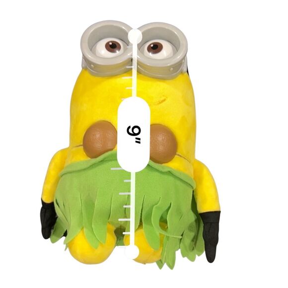 Minions Despicable Me 3 Deluxe Talking Huggable Hula Jerry Minion Plush. - Picture 4 of 14